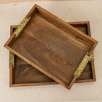 Golden Oak Tray