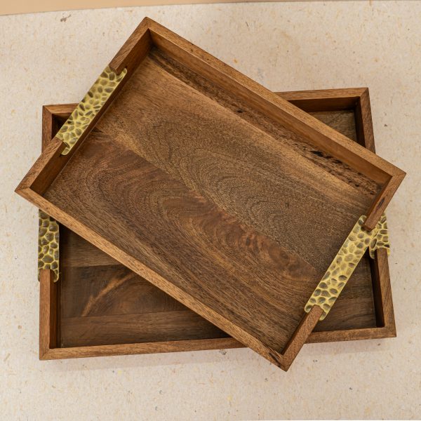 Golden Oak Tray