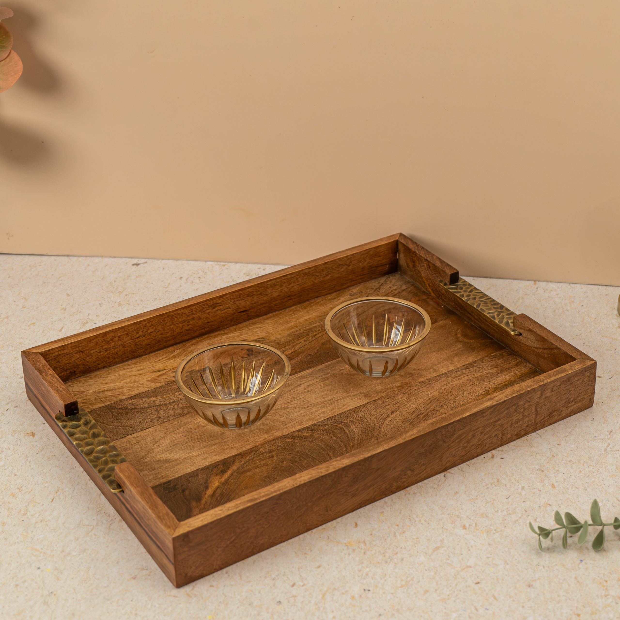 Golden Oak Tray