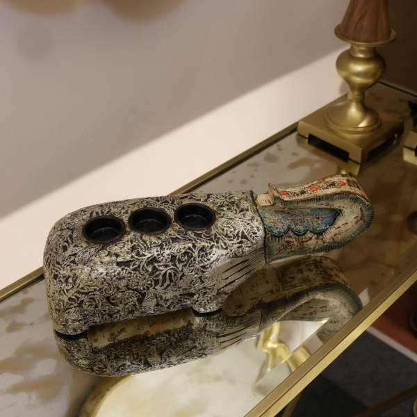 Timber Trunk Candle Stand
