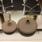 Nordic Metal Vases – Set of 2