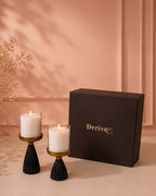 Terra Pillar Holder – Set of 2