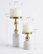Ebony Candle Stand – Set of 2