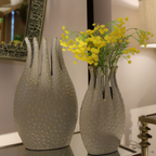 Decorative vase with a blurred background